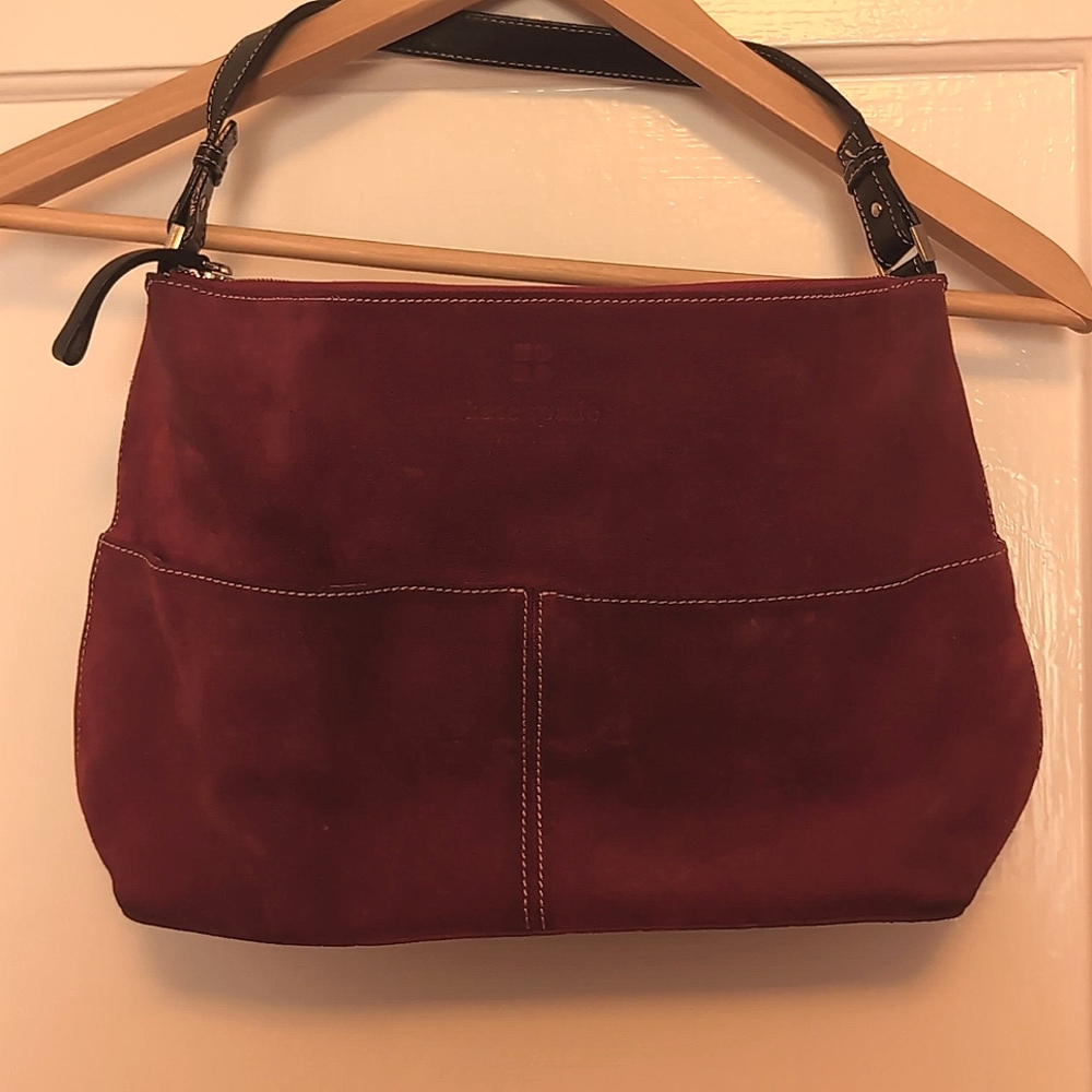 Red Suede Kate Spade Bag